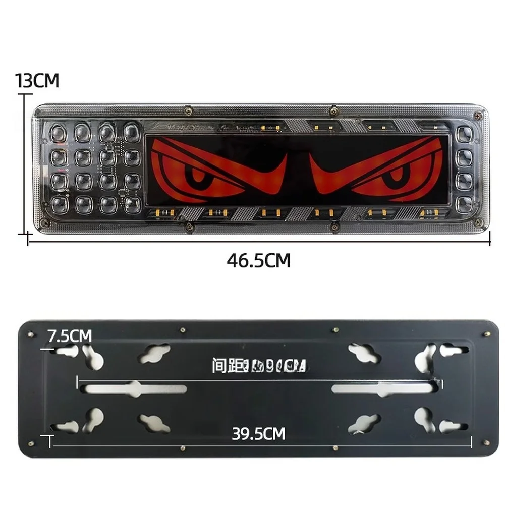 Brake Turn Signal Lamp LED Truck Tail Light For Road Safety Multi-functional Light High Brightness Rust-proof Plating