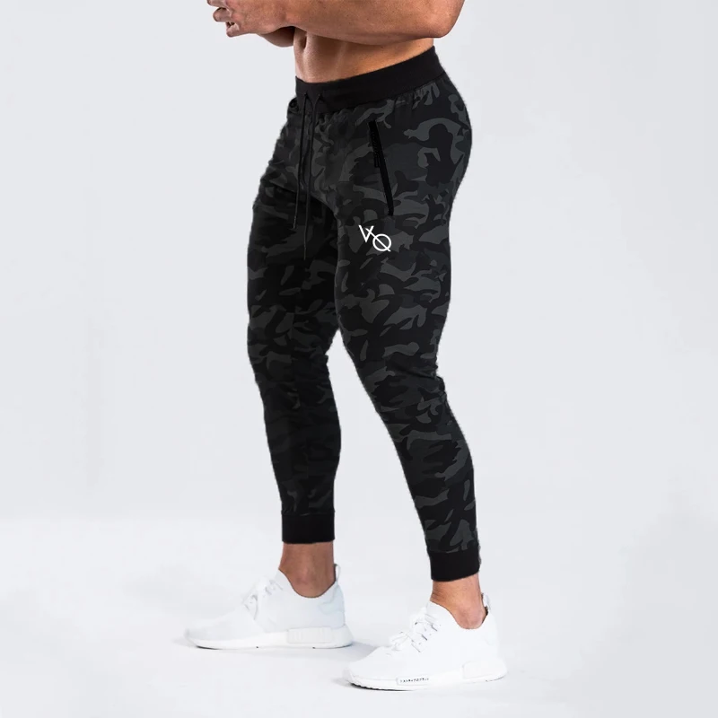 New Men Sweatpants Cotton Camouflage Sports Casual Pants Jogger Fitness Running Pants Gym Bodybuilding Stretch Trousers