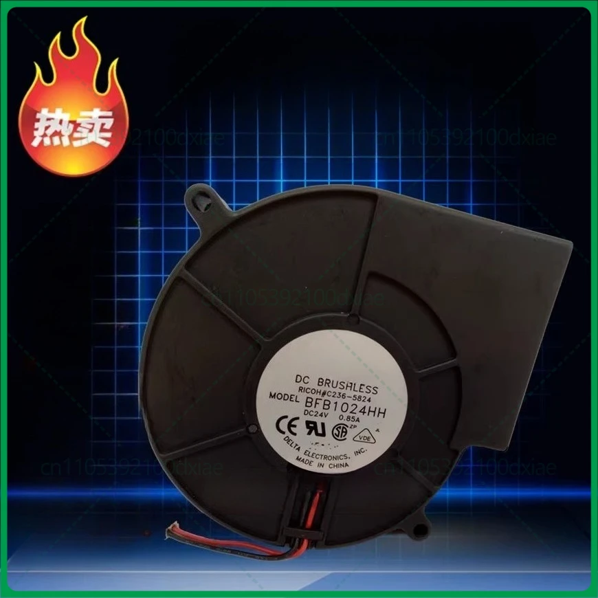 

2 шт. для инвертора Delta 9733 24 В 0,85 А BFB1024HH, вентилятора центробежного; 2-проводной интерфейс