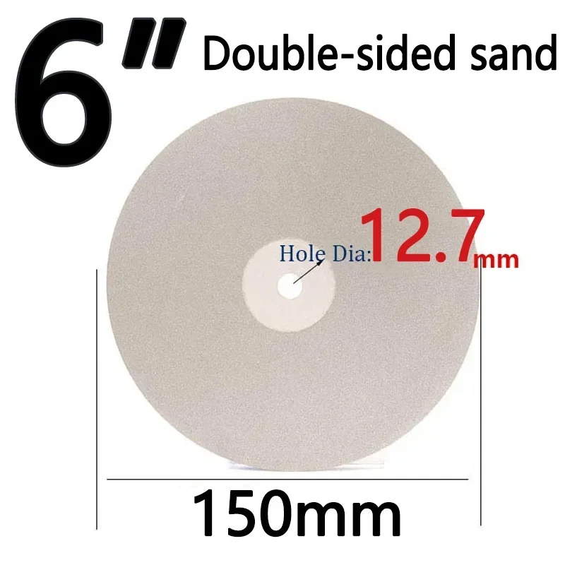 6/8/10 inch Diamantpolijstschijf Platte Lap Slijpschijf Disc Jade Kristal steen Glas Rondjes Tool 46 ~ 3000 Grit