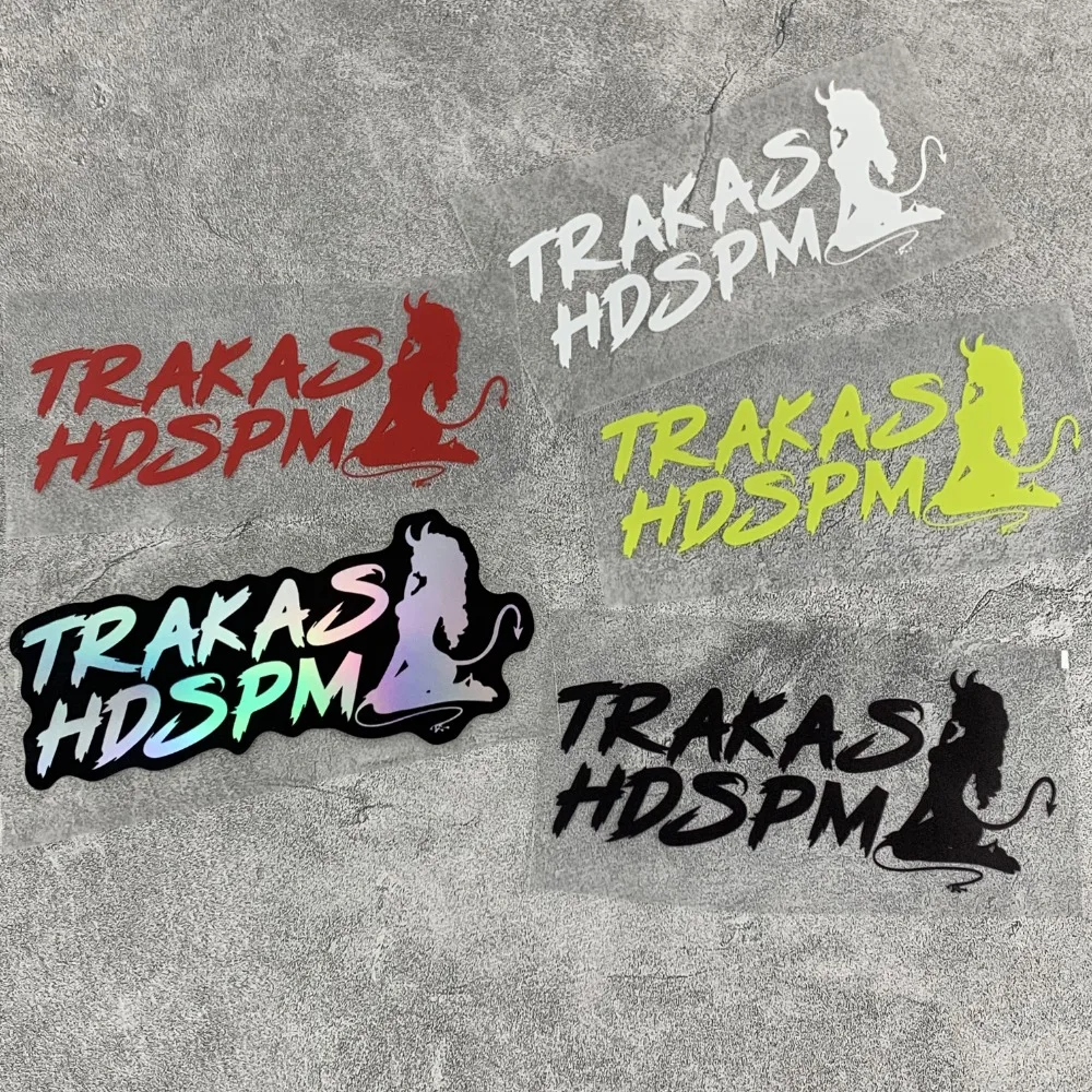 1PC TRAKAS HDSPM Funny Motorcycle Stickers Waterproof Motorbike Front Fairing Fuel Tank DIY Car Window Body Durable Vinyl Decals