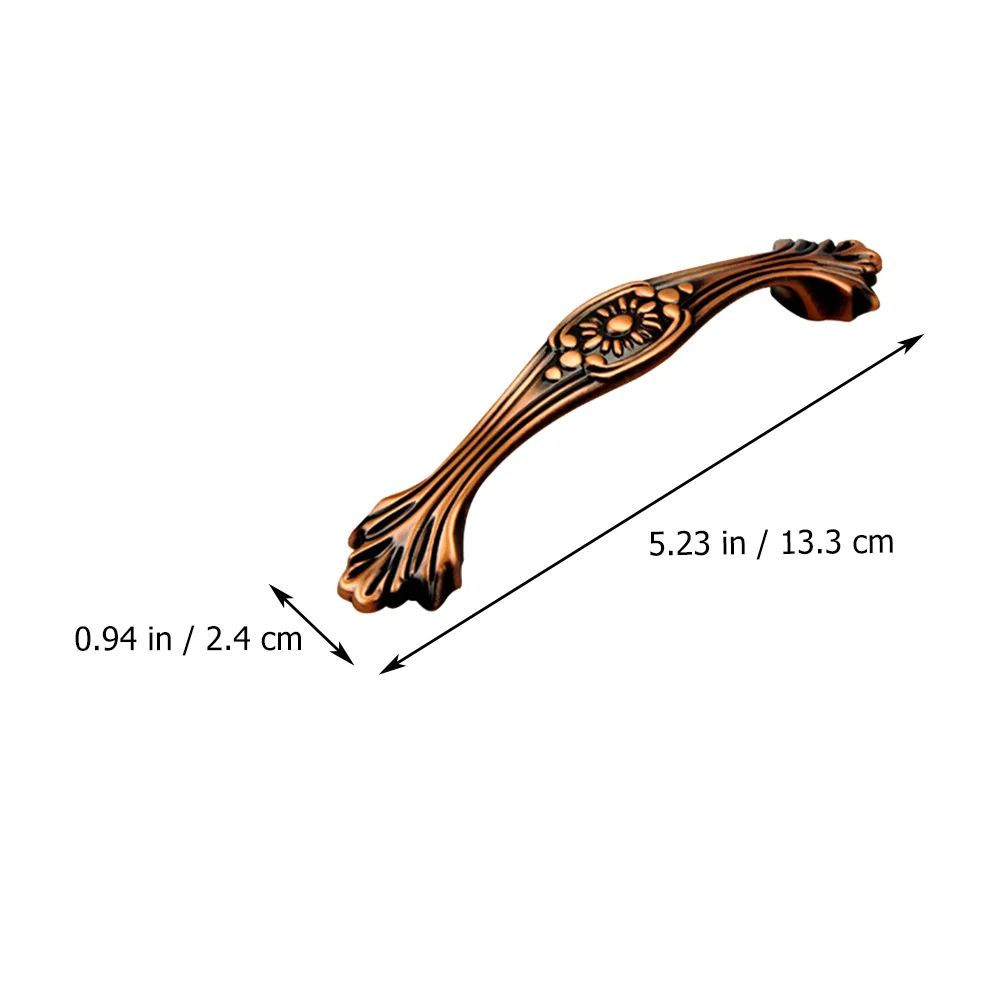 

2Pcs Zinc Alloy Drawer Handles Solid Durable Cabinet Pulls Kitchen Wardrobe Cupboard Furniture Zinc Alloy Handles