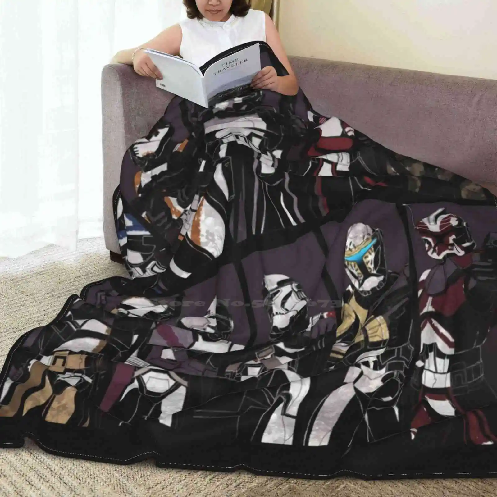 Captain And Commanders Fashion Soft Warm Throw Blanket Clone Captain Trooper Commander