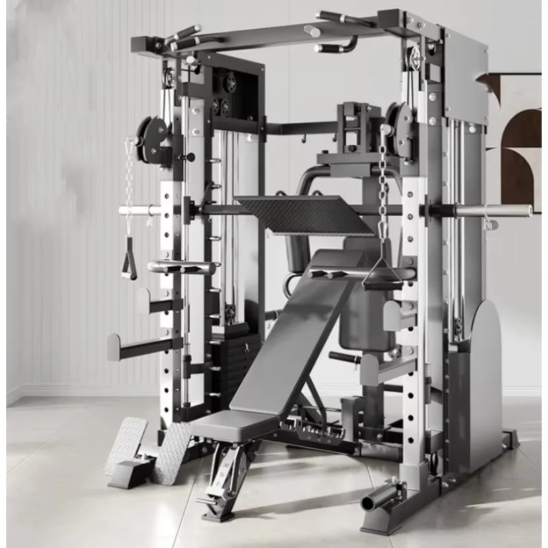 YTYINFitness équipement maison multi-fonctionnel oiseau portique banc presse Squat Rack Smith Machine entraîneur de force complet
