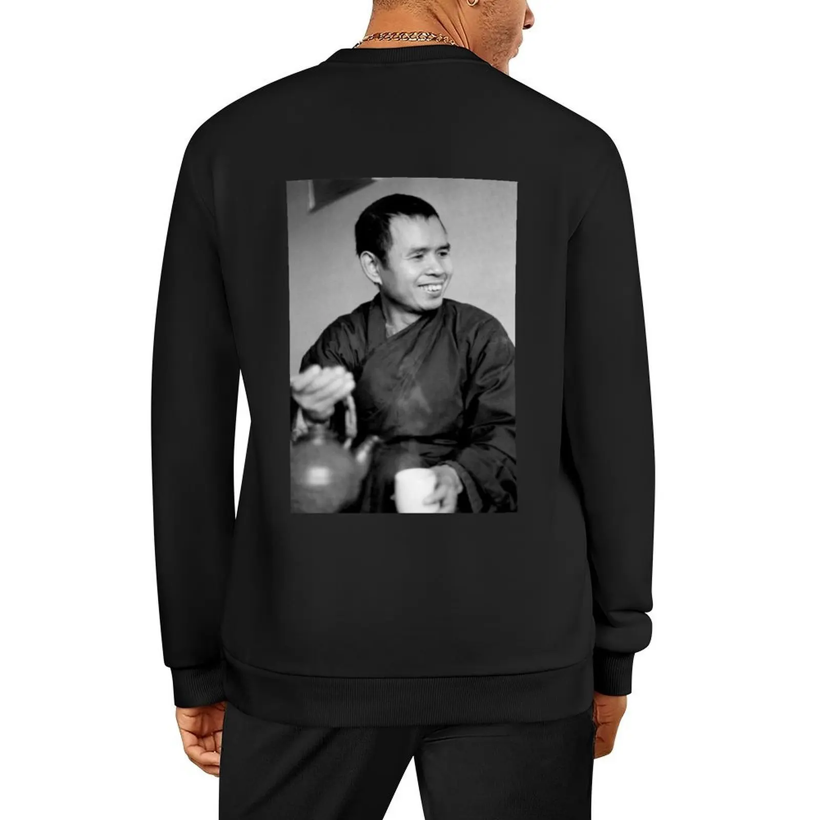 

thich nhat hanh Pullover men clothing korean style clothes autumn new products tracksuit men's sweatshirt