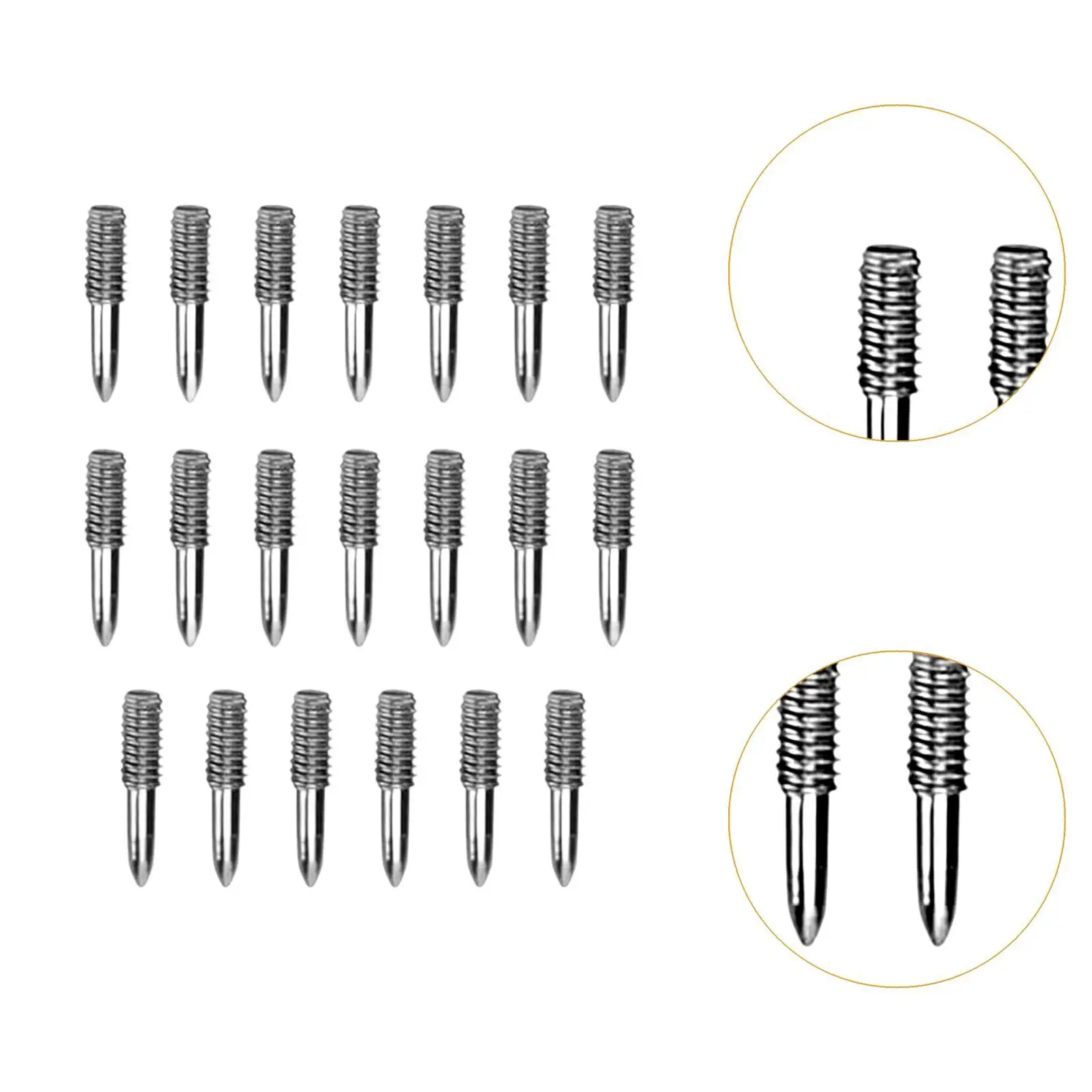 20 قطعة من برغي إصلاح الساكسفون الساكسفون برغي برأس مسطح لساكس تينور ألتو