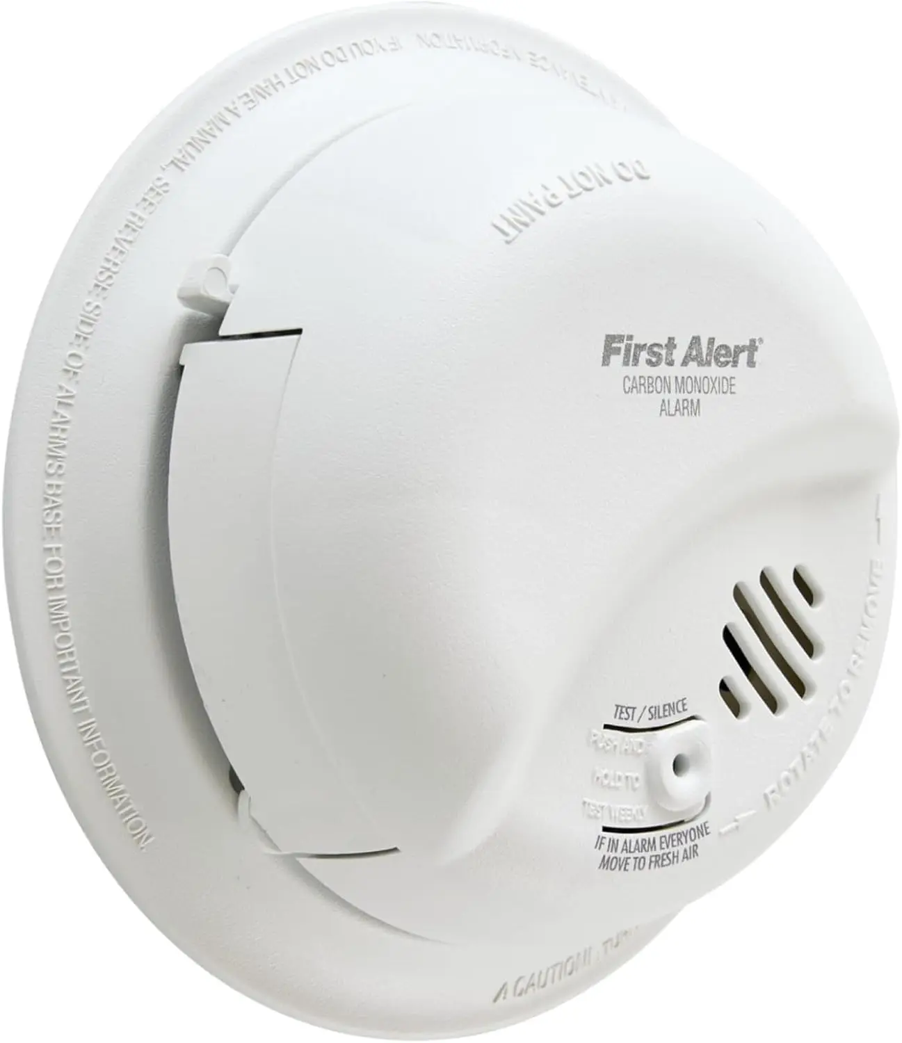 

Hardwired Carbon Monoxide Detector with Battery Backup, CO5120BN White Alarm for Home Safety