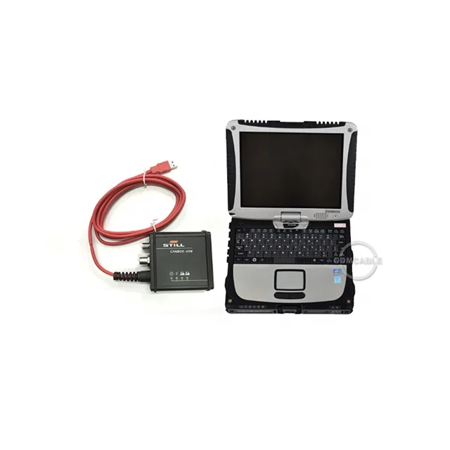 

For Still Sted 8.20+Judit Incado Box Diagnostic Kit JUDIT 4 Jungheinrich+Linde Canbox Doctor Forklift Diagnosis KIT+CF19 Laptop
