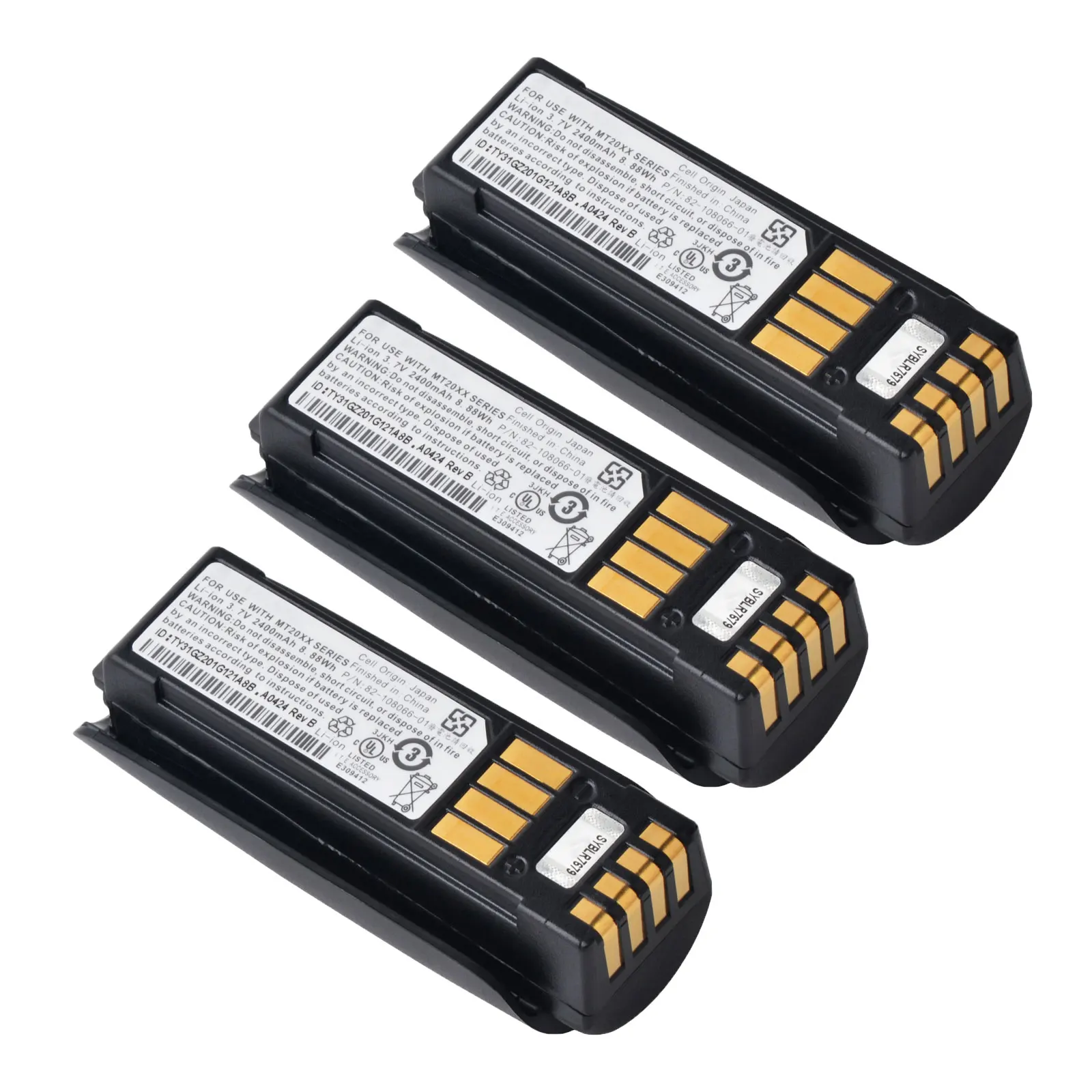 82-108066-01 2400mAh 3.7V Replacement Li-ion Battery For Zebra MT2070 MT2090 MT2000 Series RFD5000 KT-BTYMT-01R Barcode Scanner