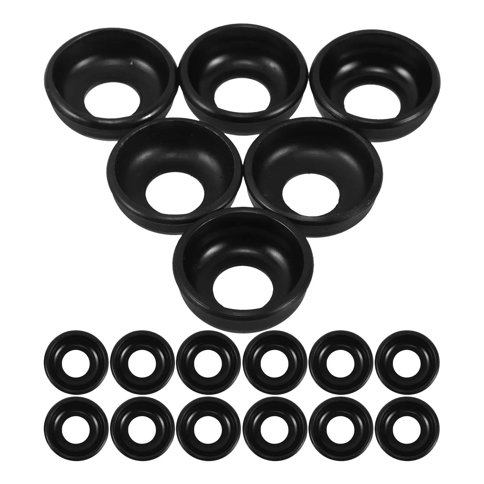 

20 Pcs Mountain Bike Axle Rear Steel Bowl Safety Washers Iron Bicycle Hub Parts Long Lasting DAMAGE Prevention Wide