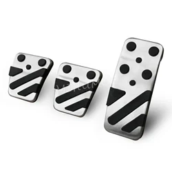 Jeu de couvercles de plaquettes pour pédales à gaz, pour Mitsubishi Outlander Sport éclipse Cross Lancer ASX RVR, Transmission manuelle