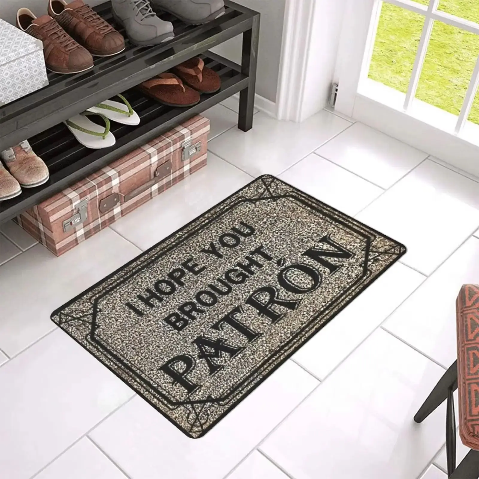 I Hope You Brought Patron Doormat Rubber Bathroom Kitchen Mat Garden Garage Door Floor Mat Non-Slip Carpet Entrance Rug