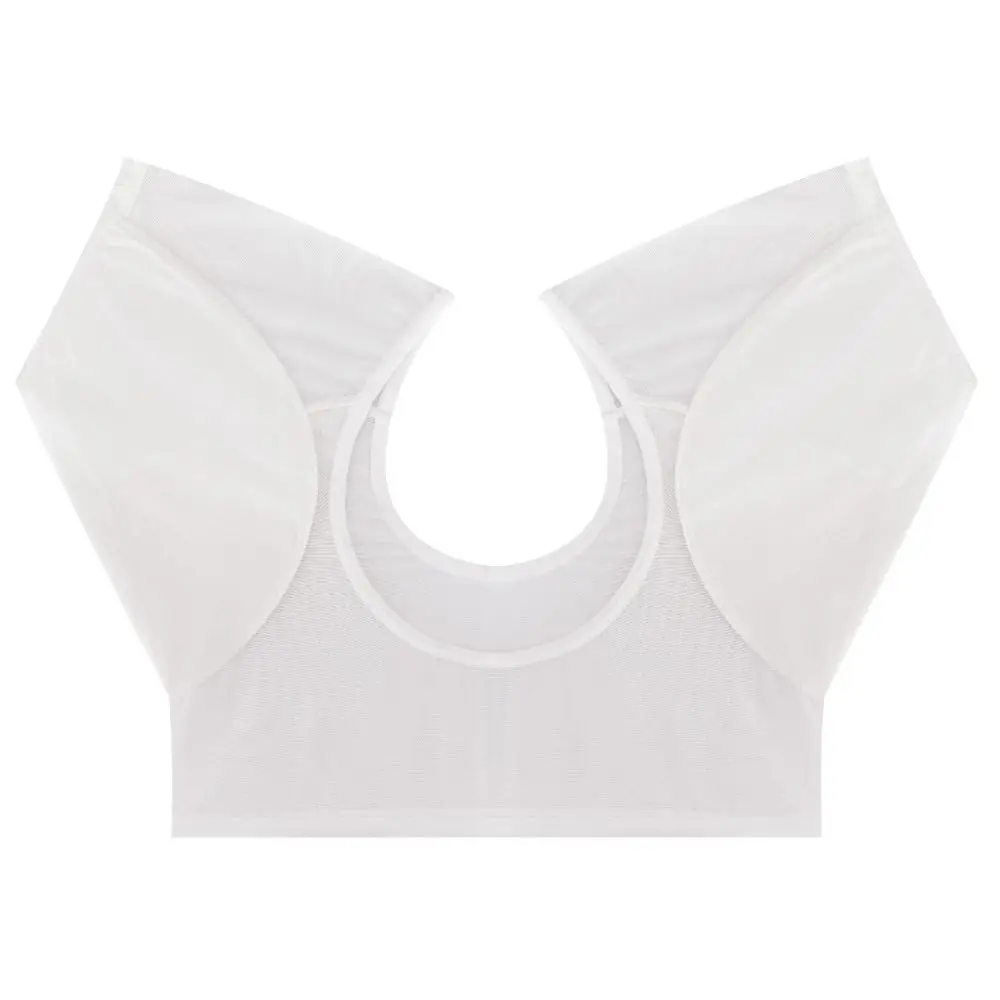 Washable T-shirt Shape Sweat Pads Reusable Breathable Perspiration Deodorant Pads Anti-slip Elasticity Armpit Care Pads