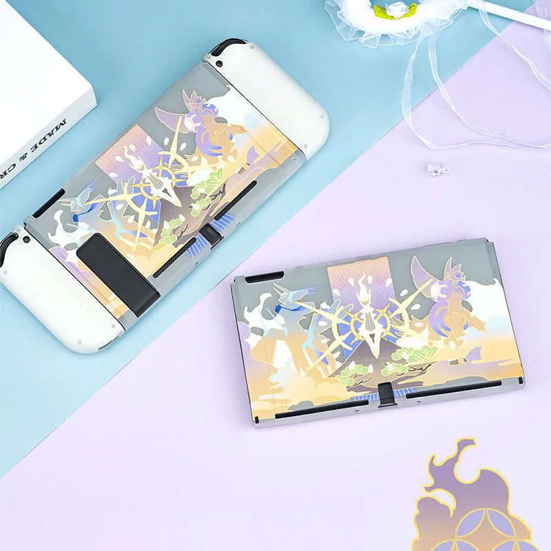 

Arceus Protective Case Compatible with Nintendo Switch OLED Console and Joy-Cons, Switch can be Inserted in Dock with Shell