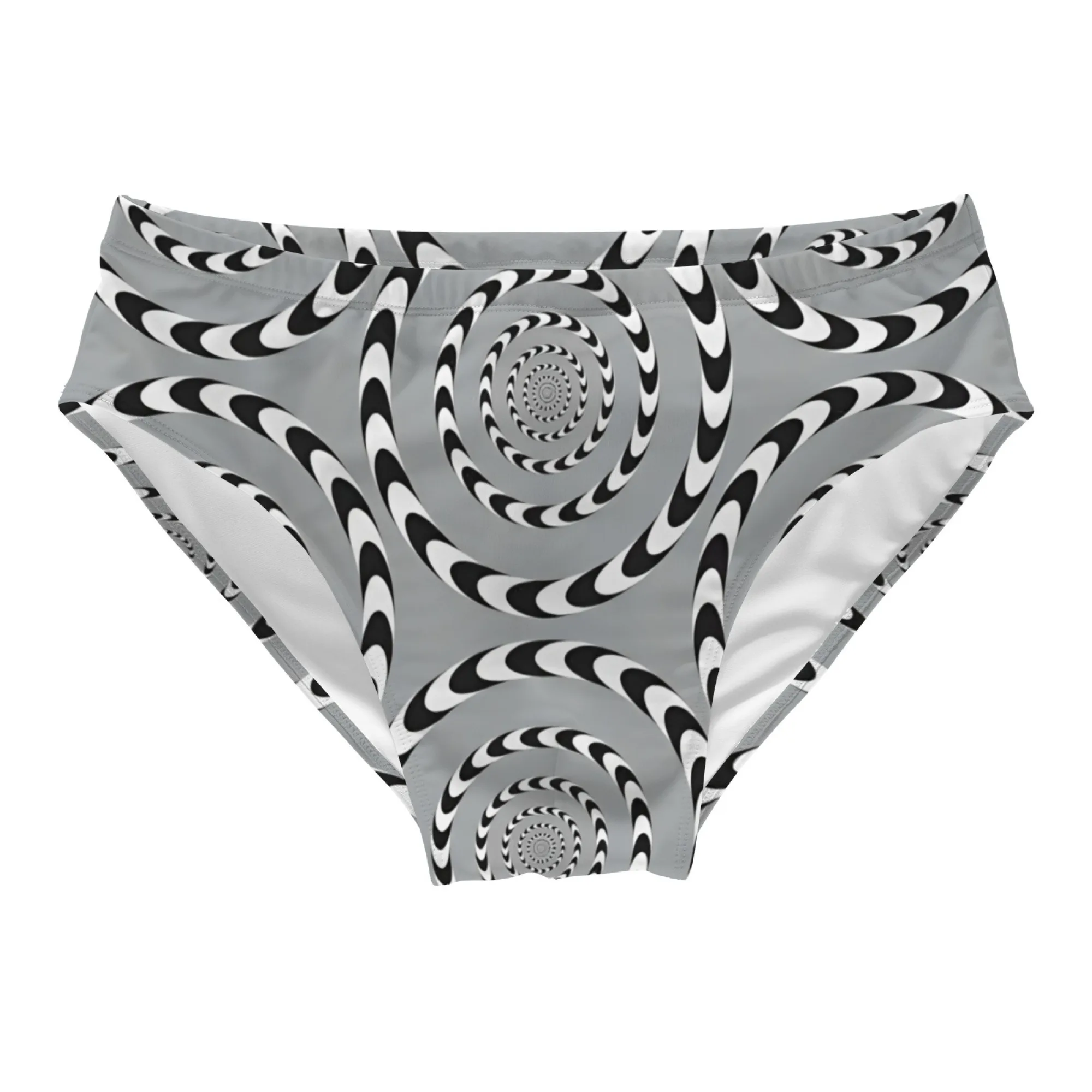 Optische Spiral-Badehose, dehnbar, weich, hautfreundlich, dreieckige Badehose für Herren, Strand, Karneval, Schwimmen, Baden, Badebekleidung