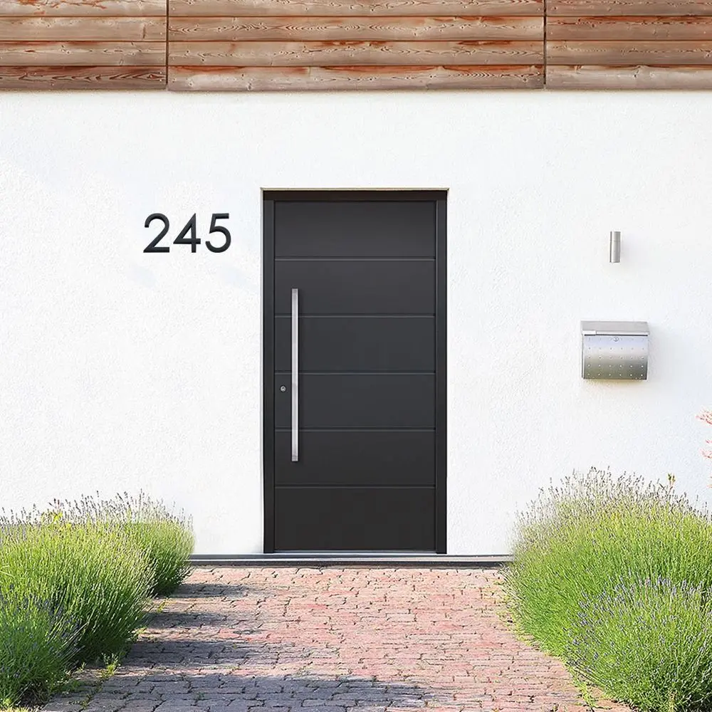 10 سنتيمتر ثلاثية الأبعاد 0 إلى 9 أرقام العلامة ABS البلاستيك ذاتية اللصق أرقام الباب لوحة تسجيل للمنزل صندوق البريد فندق عنوان الباب التسمية