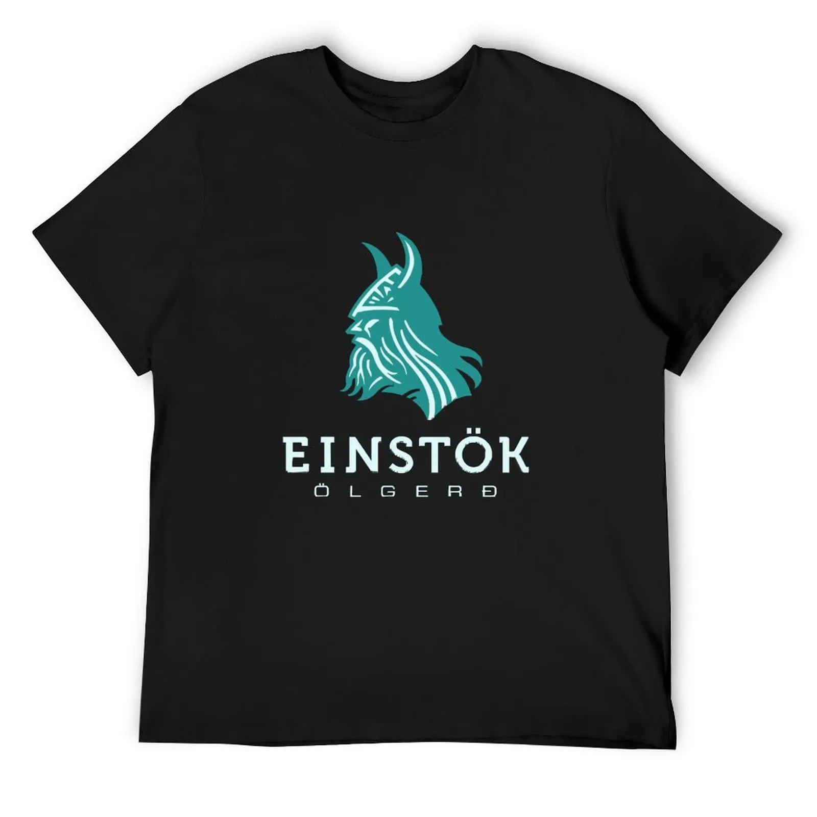 

EINSTOK OLGERD LOGO T-Shirt tops oversizeds blacks mens clothing