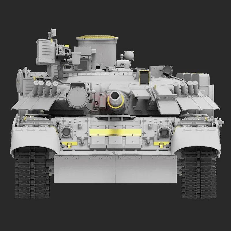 Ryefield 모델 조립 탱크 RM-5105, 러시아 T-80U 빈 쉘 버전, 이동식 서스펜션 크롤러 조립 모델 키트, 1/35