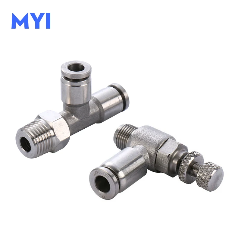 PC/PCF/PMF/PL/PLF/SL/PB/PY/PD 304 Stainless Steel Hose Fittings 1/8\