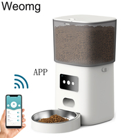 6L WiFi APP Automatic Timing Smart Pet Feeder For Cat Dog Electric Dry Food Button Dispenser Feeding Bowls Product Supplies