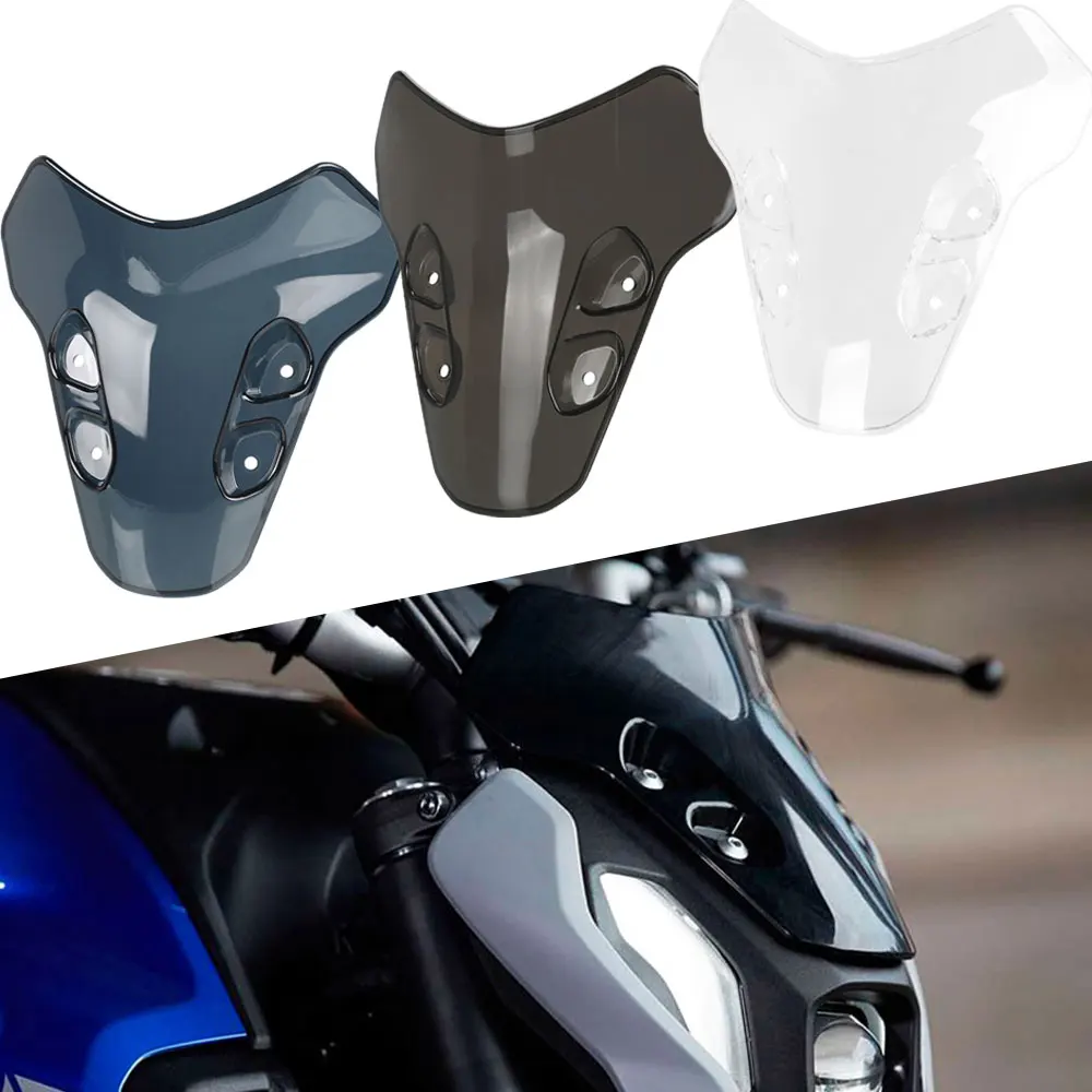 Motorcycle Accessories FOR YAMAHA MT-07 MT07 2021 2022 2023 Risen Adjustable Windscreen Extension Windshield Spoiler Deflector