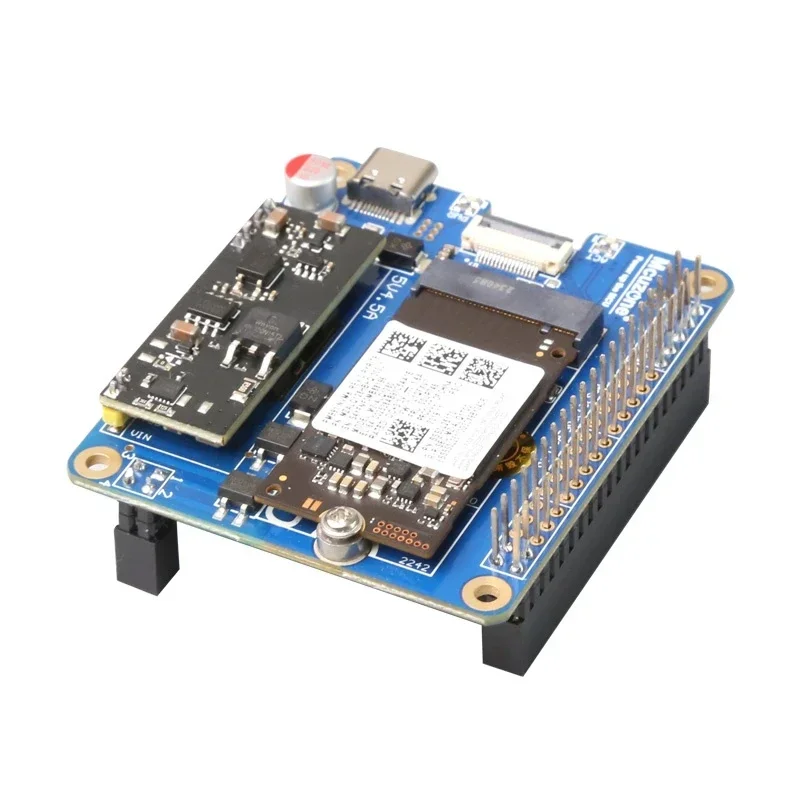 Dedicated Raspberry Ethernet Power Development Board, SSD Expansion Cap MPS2242