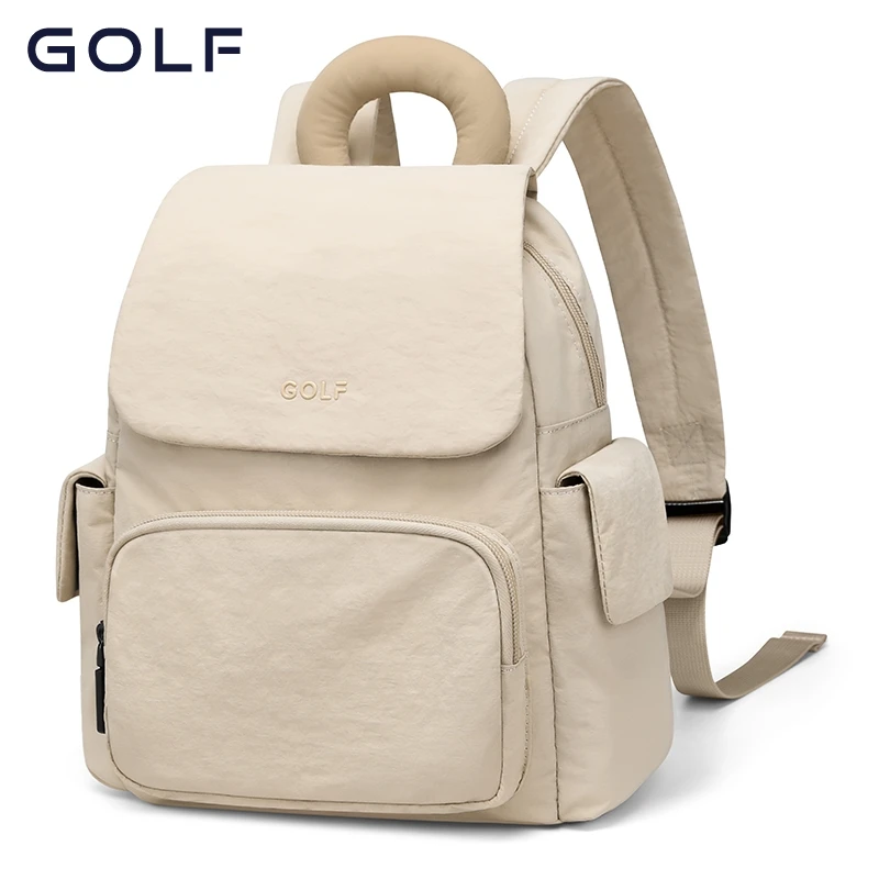 

GOLF новый стиль женский маленький рюкзак большой емкости двойной рюкзак 11-дюймовый iPad модная уникальная студенческая сумка