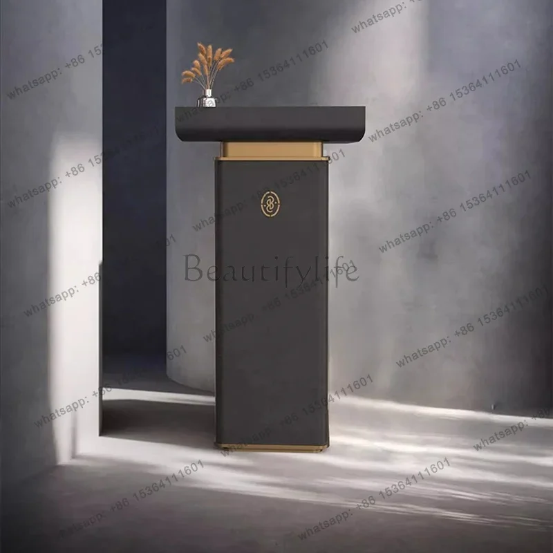 Luxury Trendy Reception Desk Counter Decorations Beauty Modern Reception Desk Counter