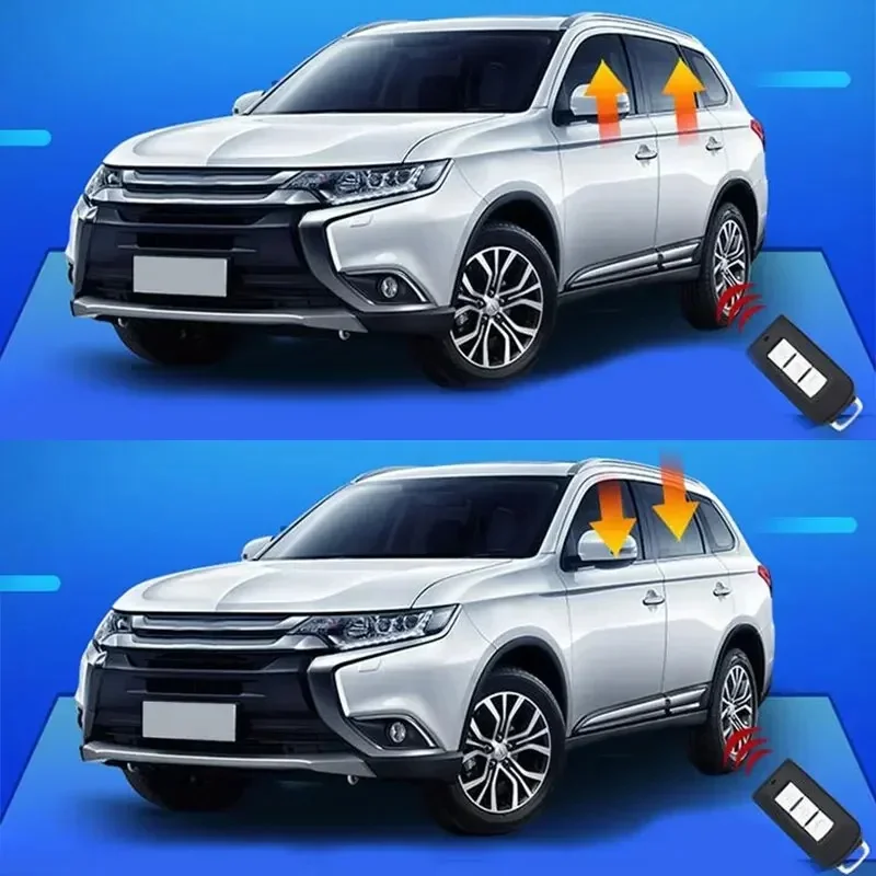 For Mitsubishi Outlander 2013+ Auto Window Glass Closer Opening Lifter Module Device Kit Left Hand Drive Car 5