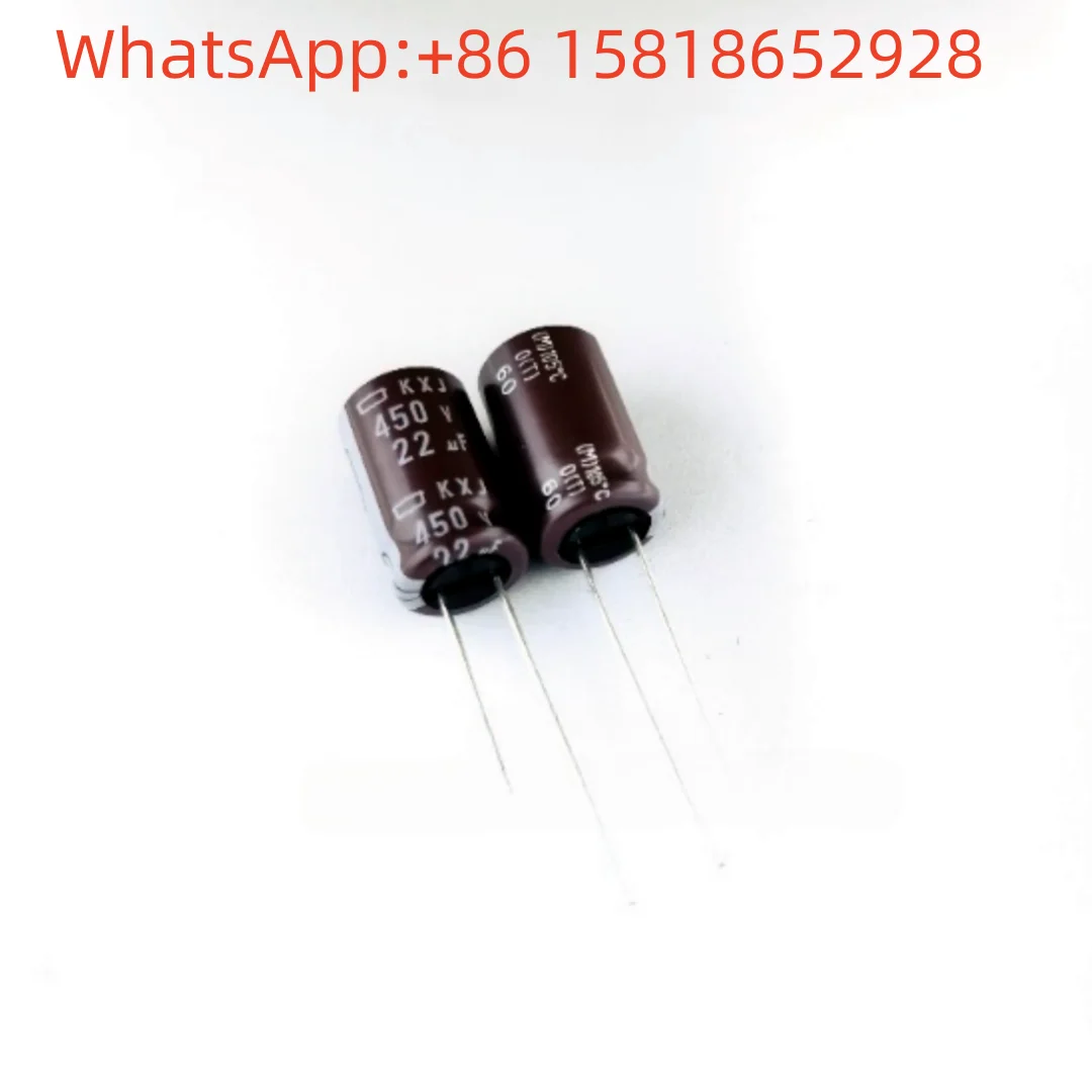 

10pcs 450V22UF 12.5X20 Black Diamond KXJ High-Frequency Long-Life Original Electrolytic Capacitor 22UF450V