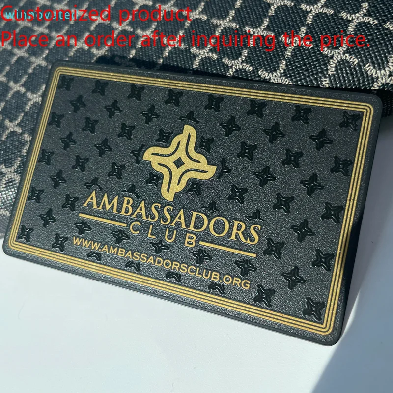 Prodotto personalizzato Design gratuito Carta metallica personalizzata con codice QR