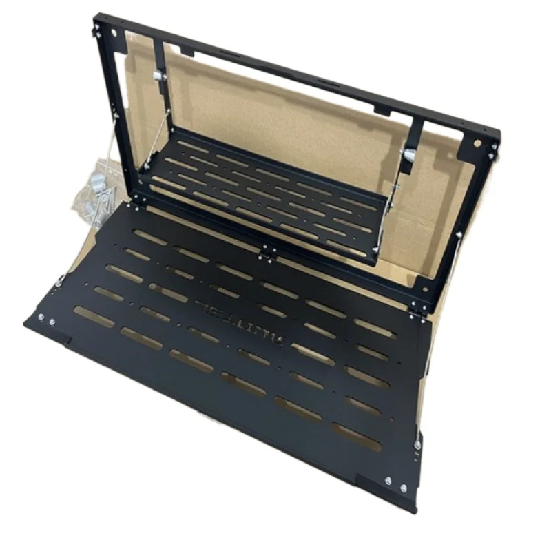 

Metal Black Storage Rack Foldable Trunk Storage Rack Table Board Extension Rack
