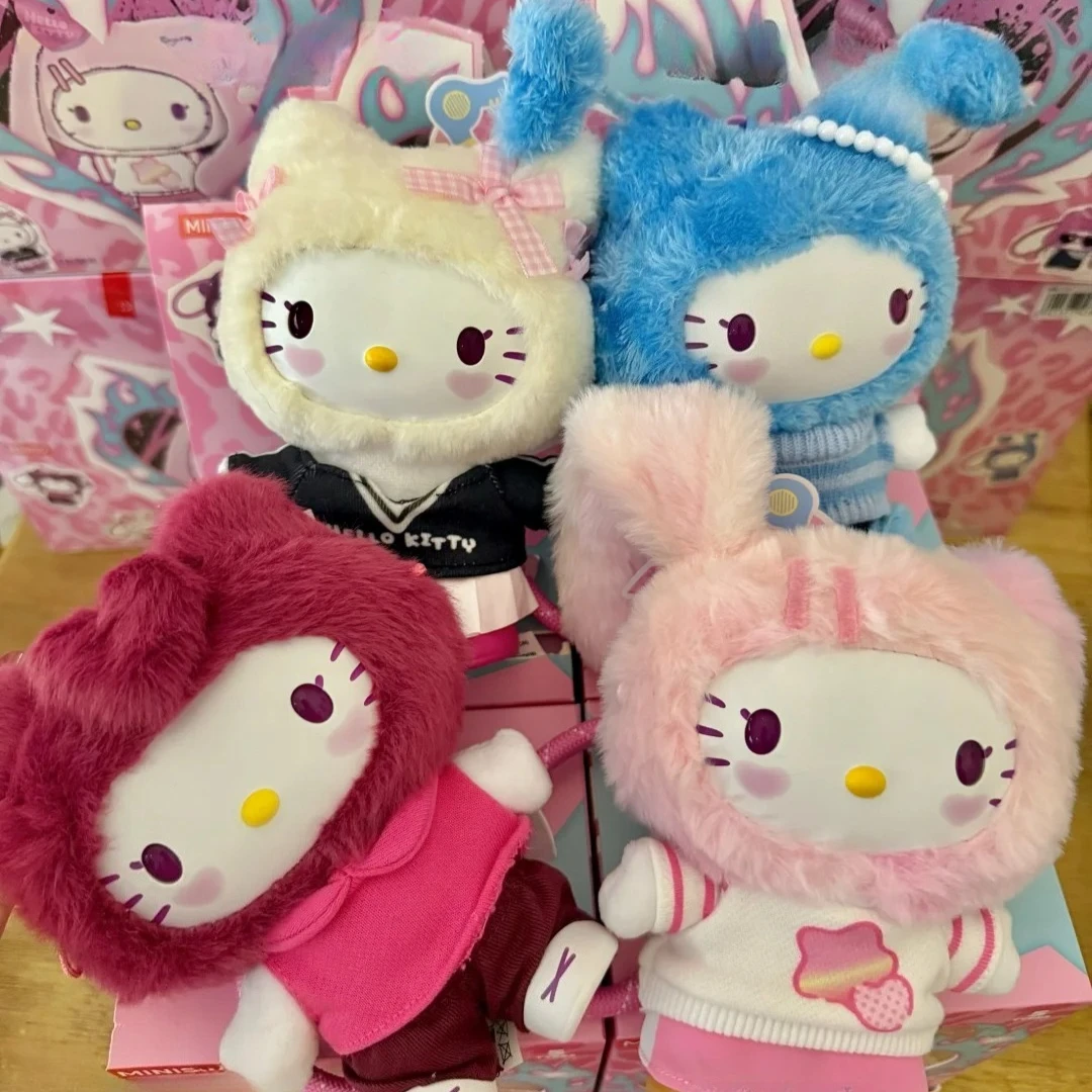 

New Sanrio Characters Pop Stars Series Hellokitty Blind Box Disguised Anime Figures Doll Pendant Adult Toy Birthday Gift toys