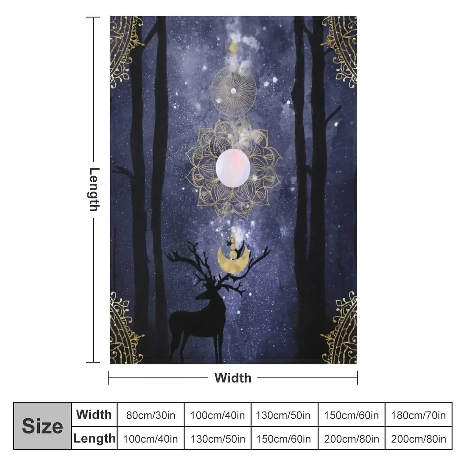 Magick Night Throw Blanket Travel Blankets For Baby Decorative Sofas Blankets