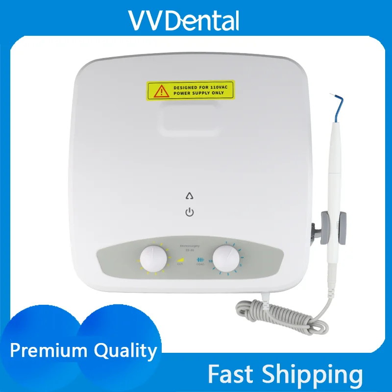 

Dental Portable Electrosurgical Unit ES-20 High Frequency Electric Knife Electrosurgery Device w/ 7 Types Hyperfine Electrosurg