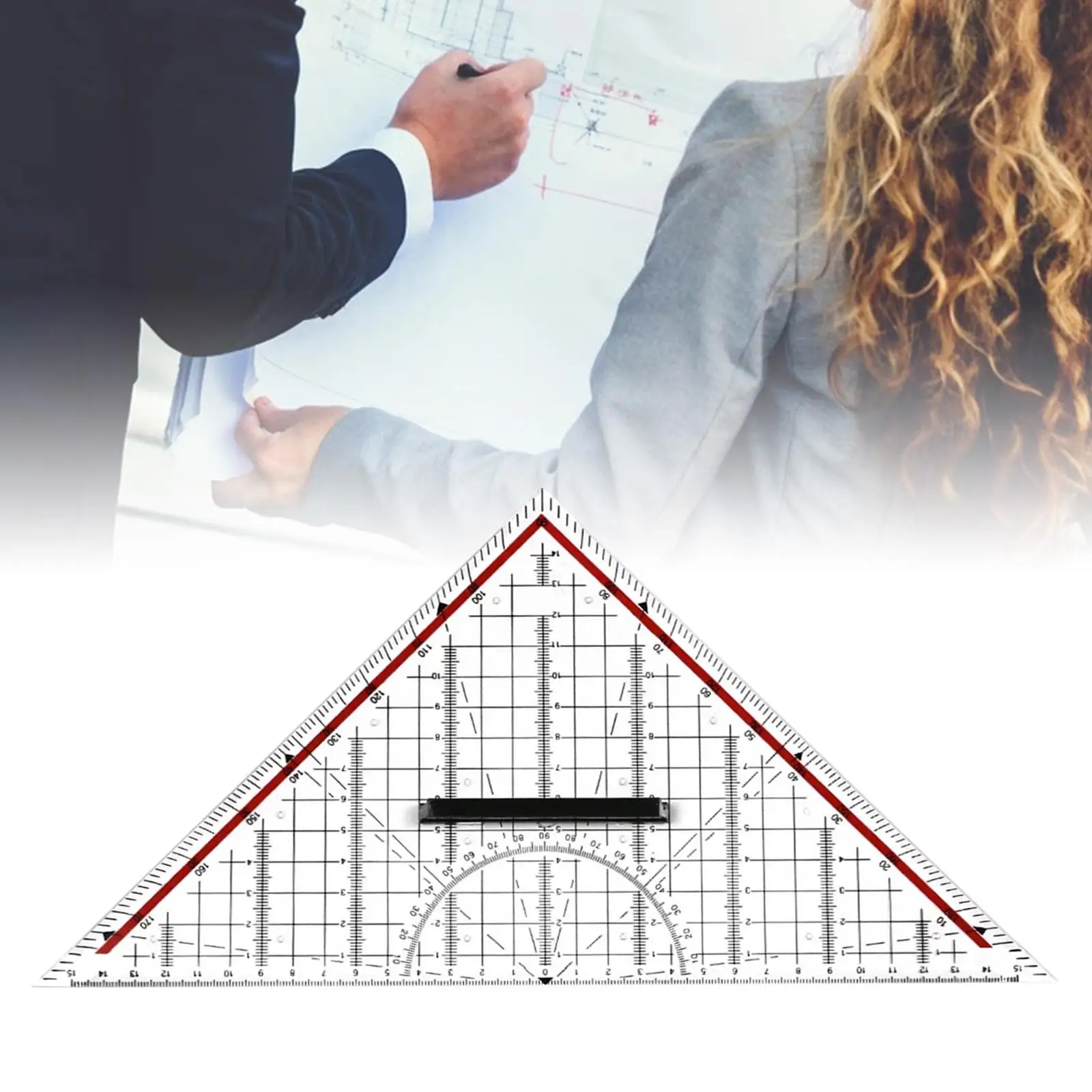 Professional Drawing Triangle Ruler Angle Triangular Square Joiner Protractor Construction tools Ruler Marking Woodworking