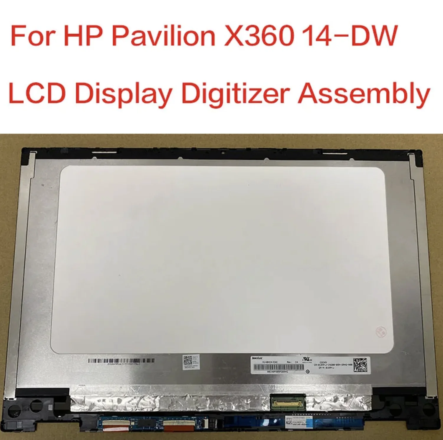 

Для ноутбуков HP Pavilion X360 14-DW0027NS сенсорный ЖК-дисплей с дигитайзером в сборе с рамкой 1366*768 1920*1080