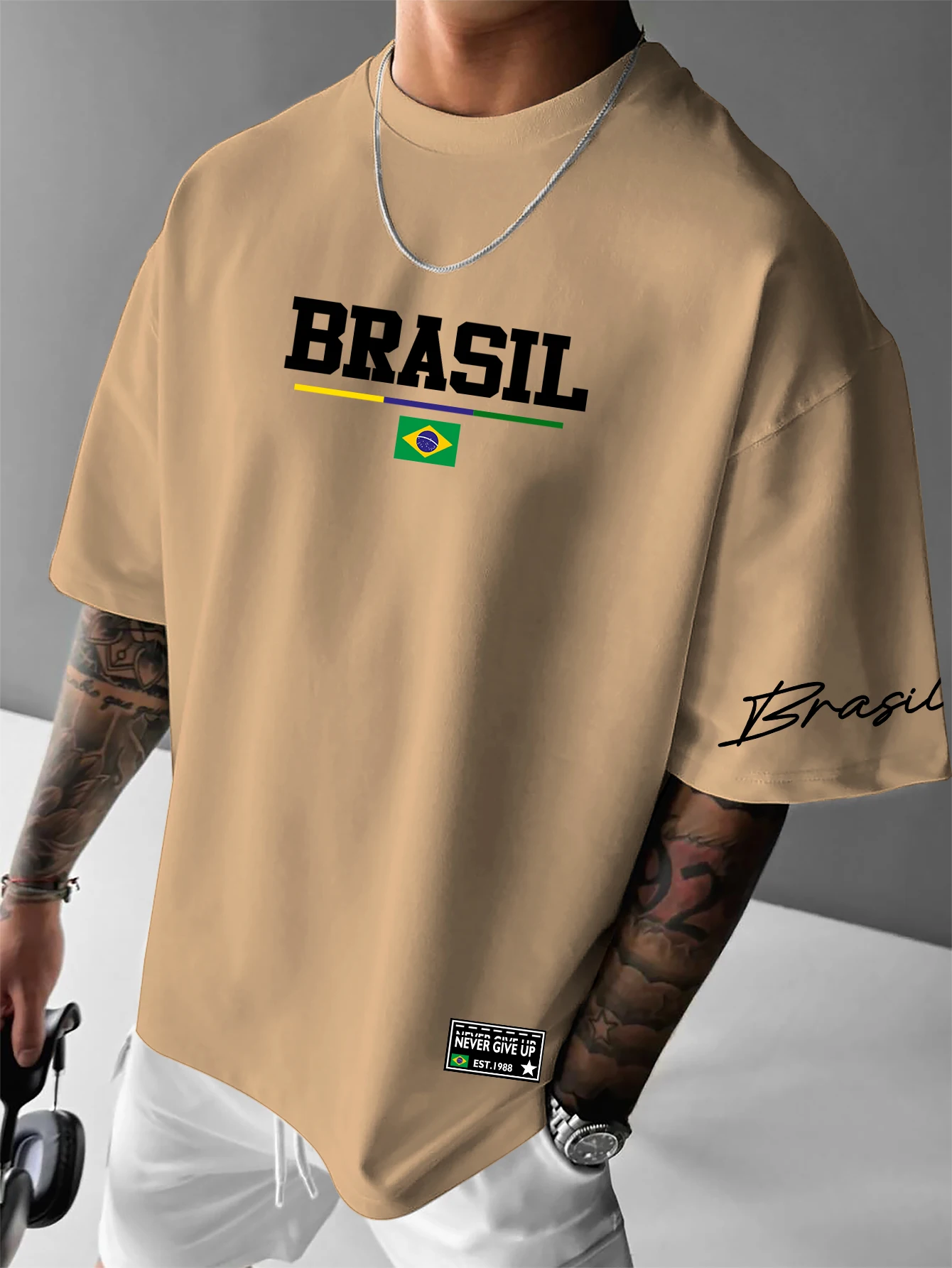Men's American Retro Brazil Fl - огляд і ціна Street Fashion Brazil