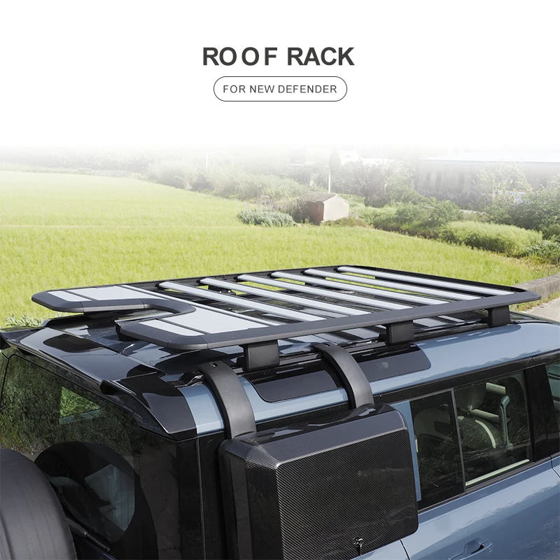 Roof rack for Land Rover 2020+ Defender 110 silver high quality roof rail luggage rack