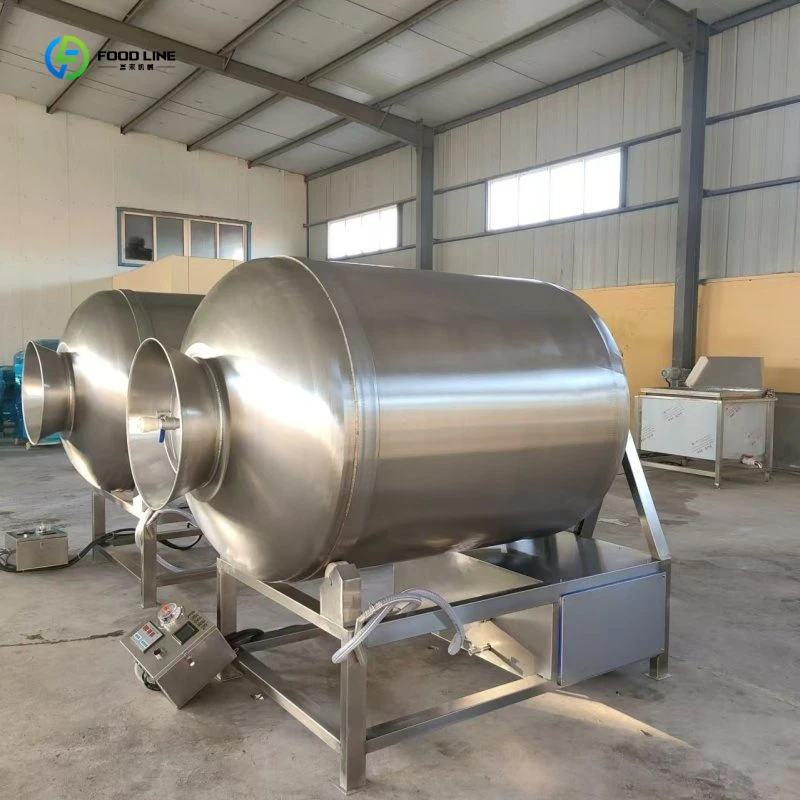 Industrial Vacuum Tumbling Machine Commercial Vacuum Meat Curing Tumbler for Slaughterhouse FL Customized