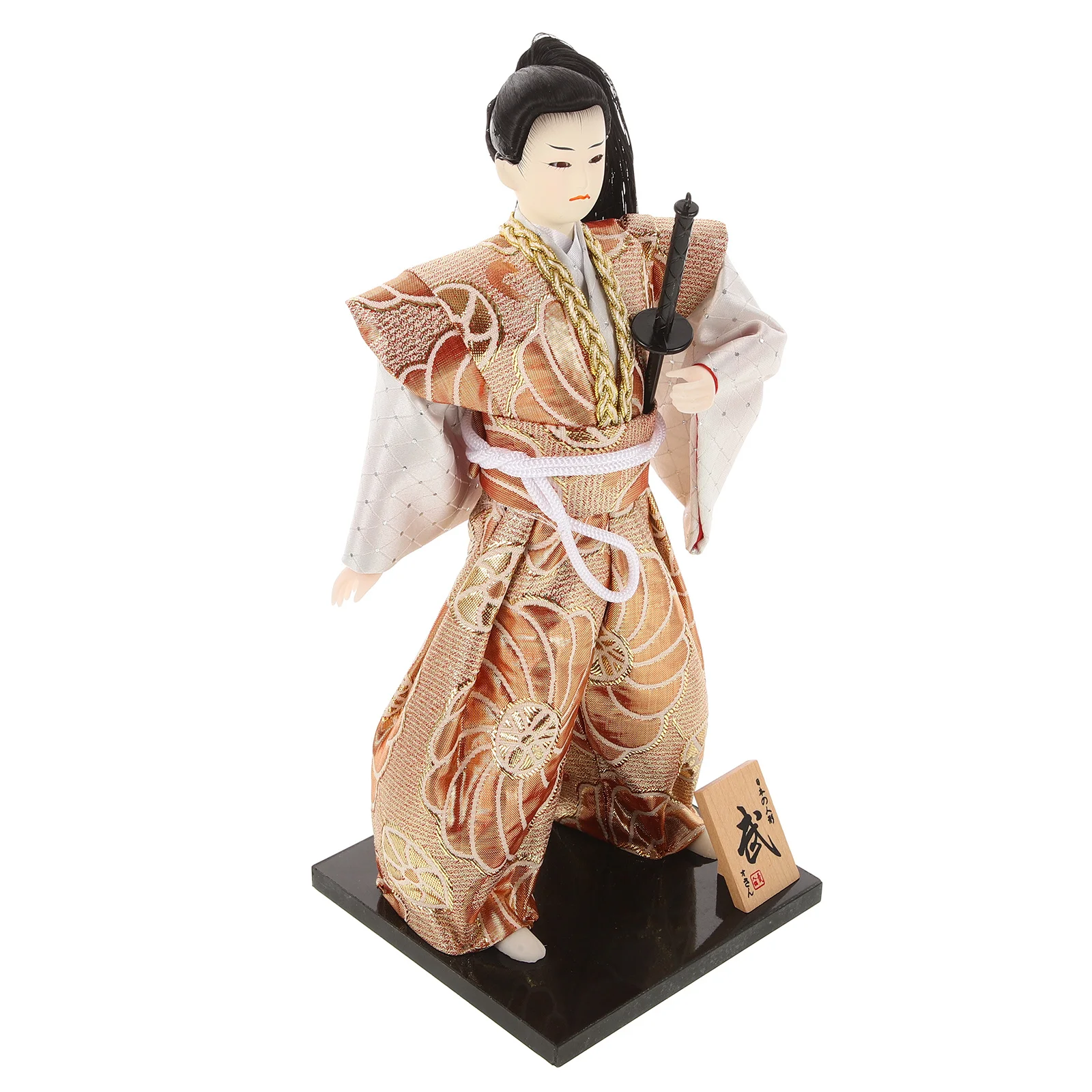 

Статуя самурая в японском стиле, изысканное качество изготовления, стабильный, прочный материал, спальня, гостиная, офис, декор для рабочего стола, дом