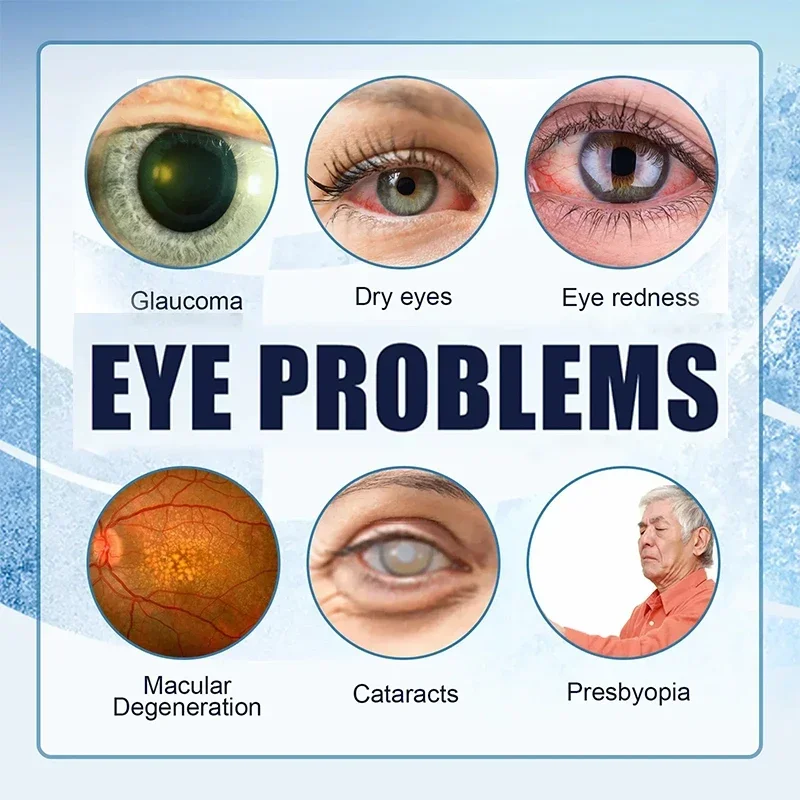 Medicina para el tratamiento de la presbicia y el Glaucoma, eliminación de las gotas oculares, mejora de la vista borrosa, luteina de arándano, 4 cajas