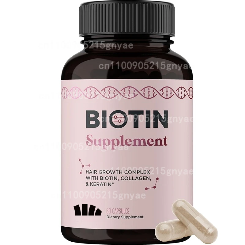 

Микрограммы Biotin 20000, содержащие кератина, органический кокос и цинк, добавки для роста волос, здоровая кожа и ногти