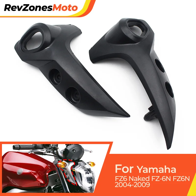 

Motorcycle Headlight Side Fairing Cover Upper Bracket Trim for Yamaha FZ6N FZ-6N FZ6 2004 2005 2006 2007 2008 2009