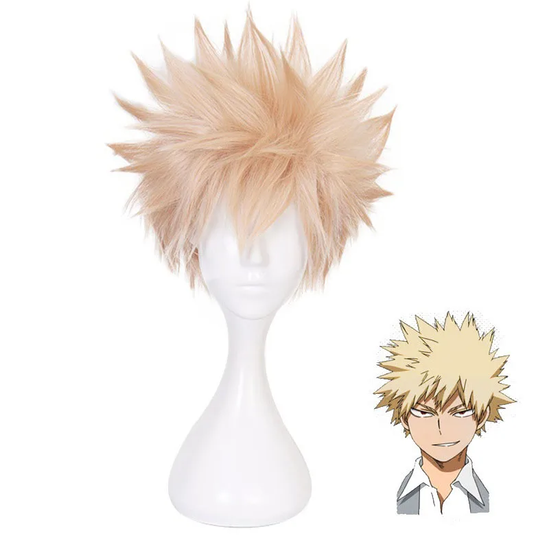 Boku no Hero Academia My Hero Academia Katsuki Bakugo Boots Cosplay Shoes Wig Halloween Cosplay Party Shoes for Men and Wowen