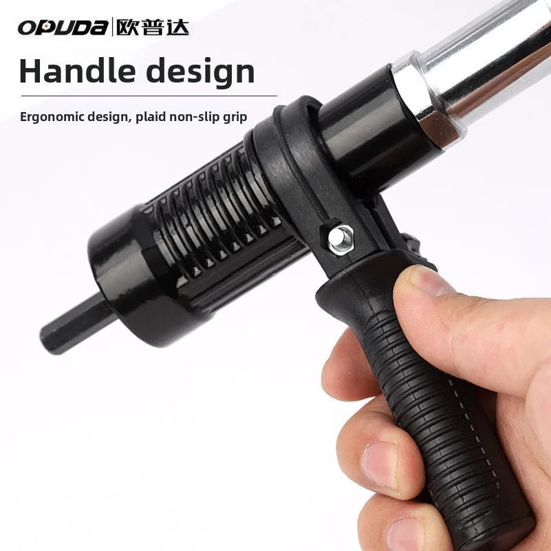 Pistola rivettatrice elettrica all'ingrosso, strumento per rivettatura, adattatore per trapano rivettatore senza fili, accessori per pistola rivettatrice elettrica