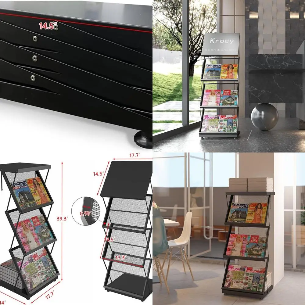 Collapsible Brochure Stand for Trade Shows and Office Use