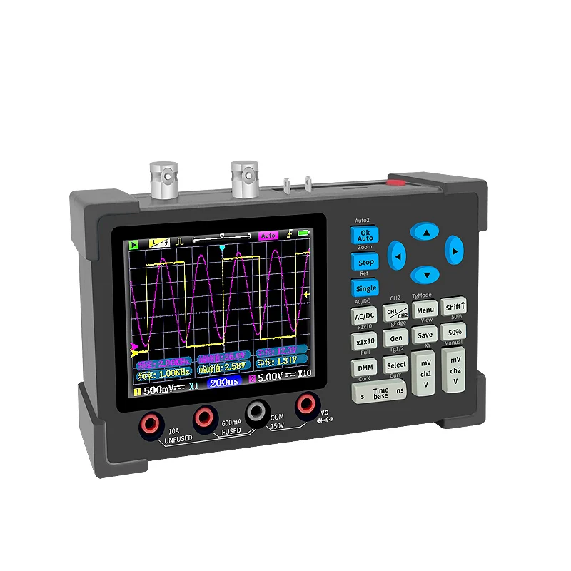 DSO3D12 High-performance Fully Automatic Dual Channel Digital Oscilloscope With Multimeter 120M Bandwidth 500M Sampling