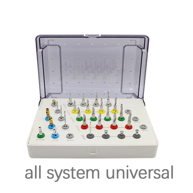 

Surgical Instrument Dental Guide Implant Surgery Kit Tissue Punch Pilot Reaming Anchor Drill Guider