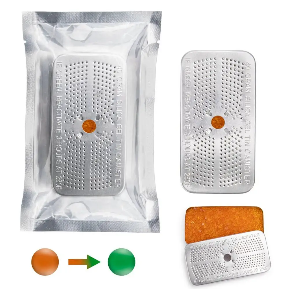 Closet Car Silica Gel Absorbent Reusable Dry-Packs Absorber Desiccant Canister Dehumidifier